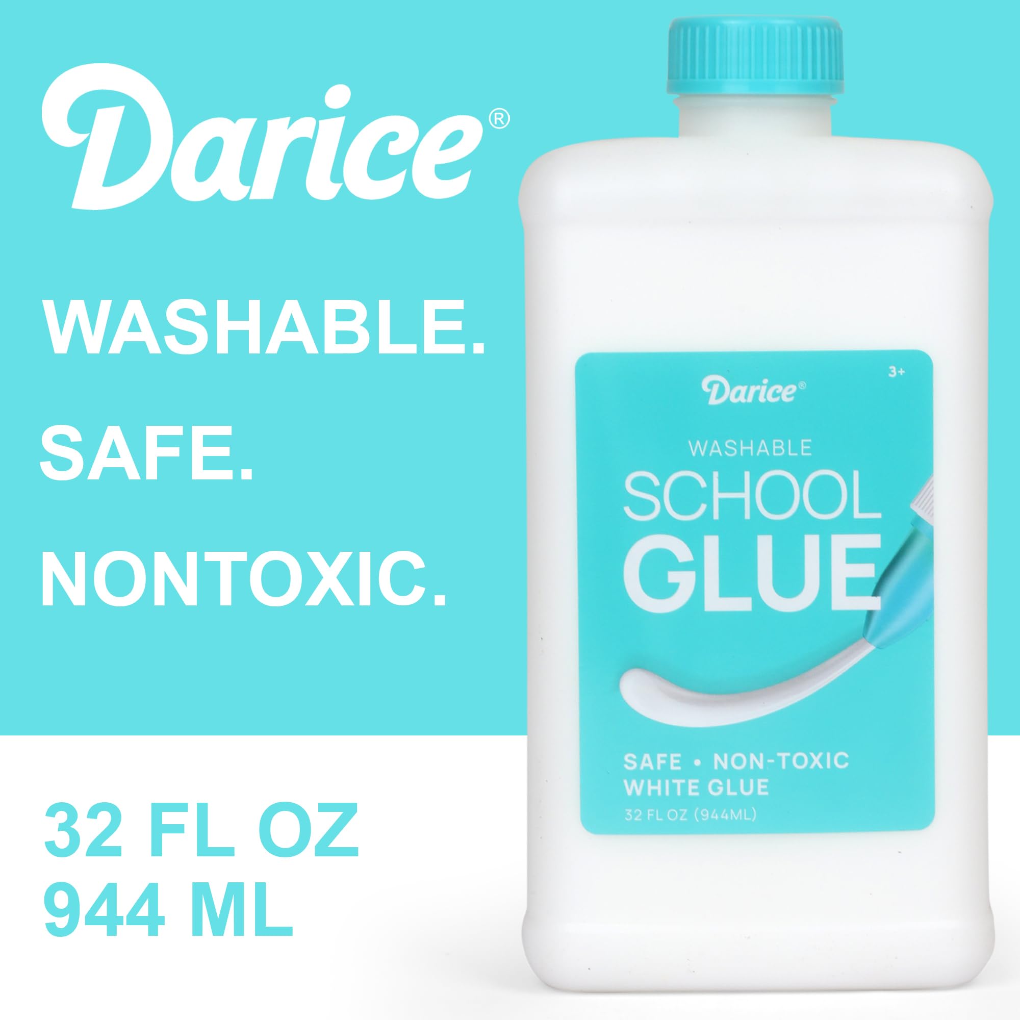 Foto 2 | School Glue Darice, Paquete De 3 Unidades, 946 Ml, Líquido Lavable Para Manualidades, Transparente - Venta Internacion