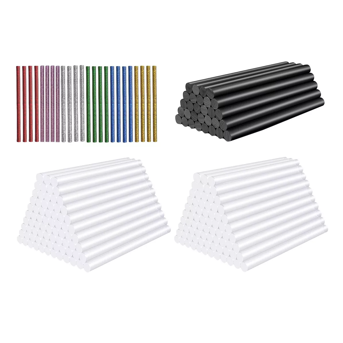 Foto 1 | Kit Barras De Silicon Para Pistola De Silicon 7mm, 204 Pzas Eo Safe Imports Esi-15884 Multicolor