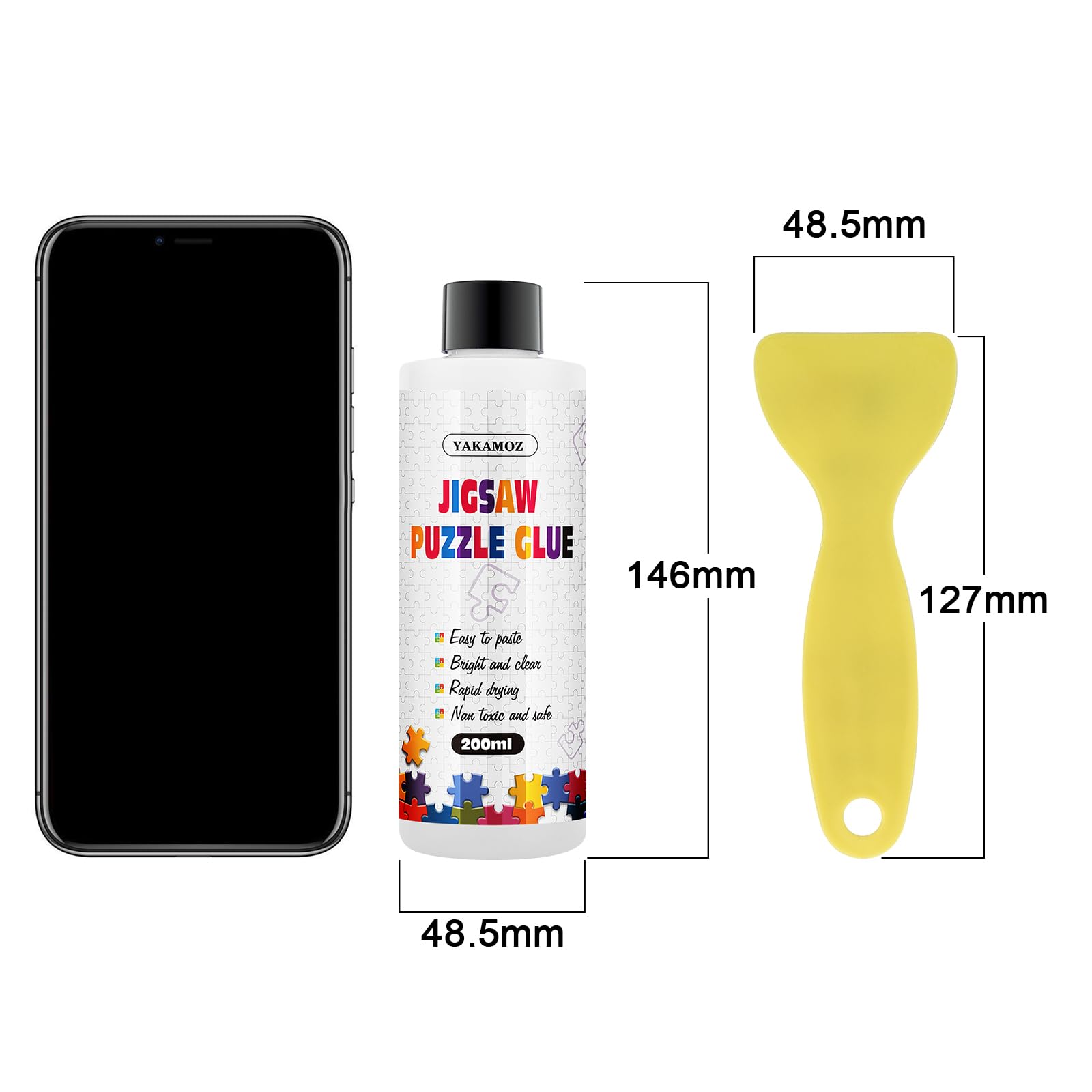 Foto 6 pulgar | Pegamento Para Rompecabezas Yakamoz Actualizado, Transparente, Soluble En Agua, 400 Ml - Venta Internacional.