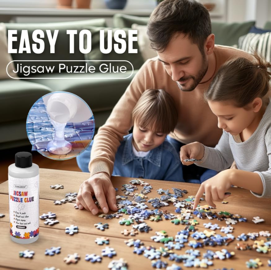 Foto 7 pulgar | Pegamento Para Rompecabezas Yakamoz Actualizado, Transparente, Soluble En Agua, 400 Ml - Venta Internacional.