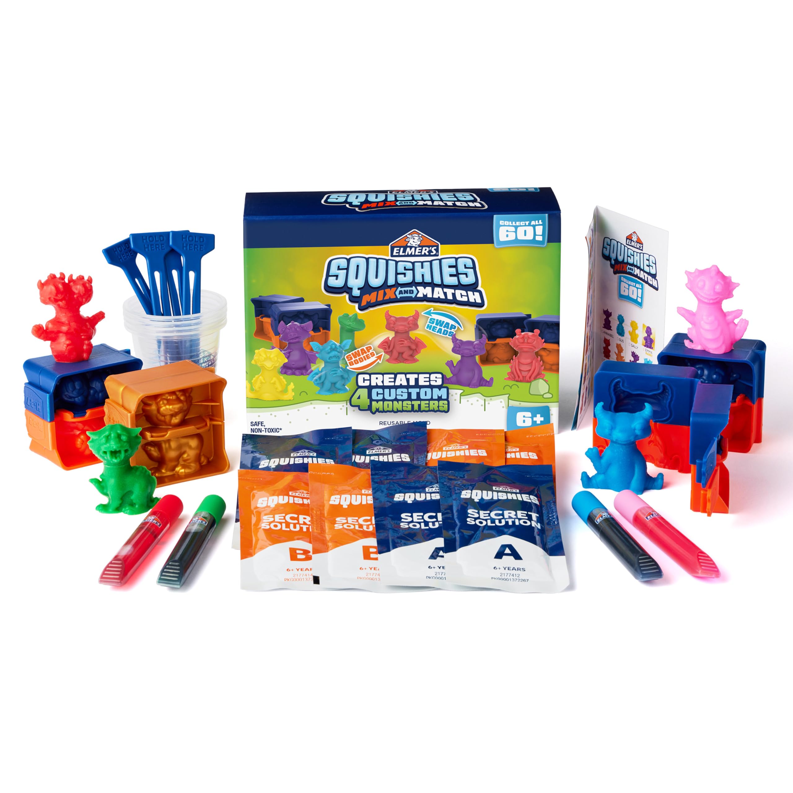 Squishy Toys Elmer's Squishies Mix And Match Kit De 24 Piezas - Venta Internacional. $789