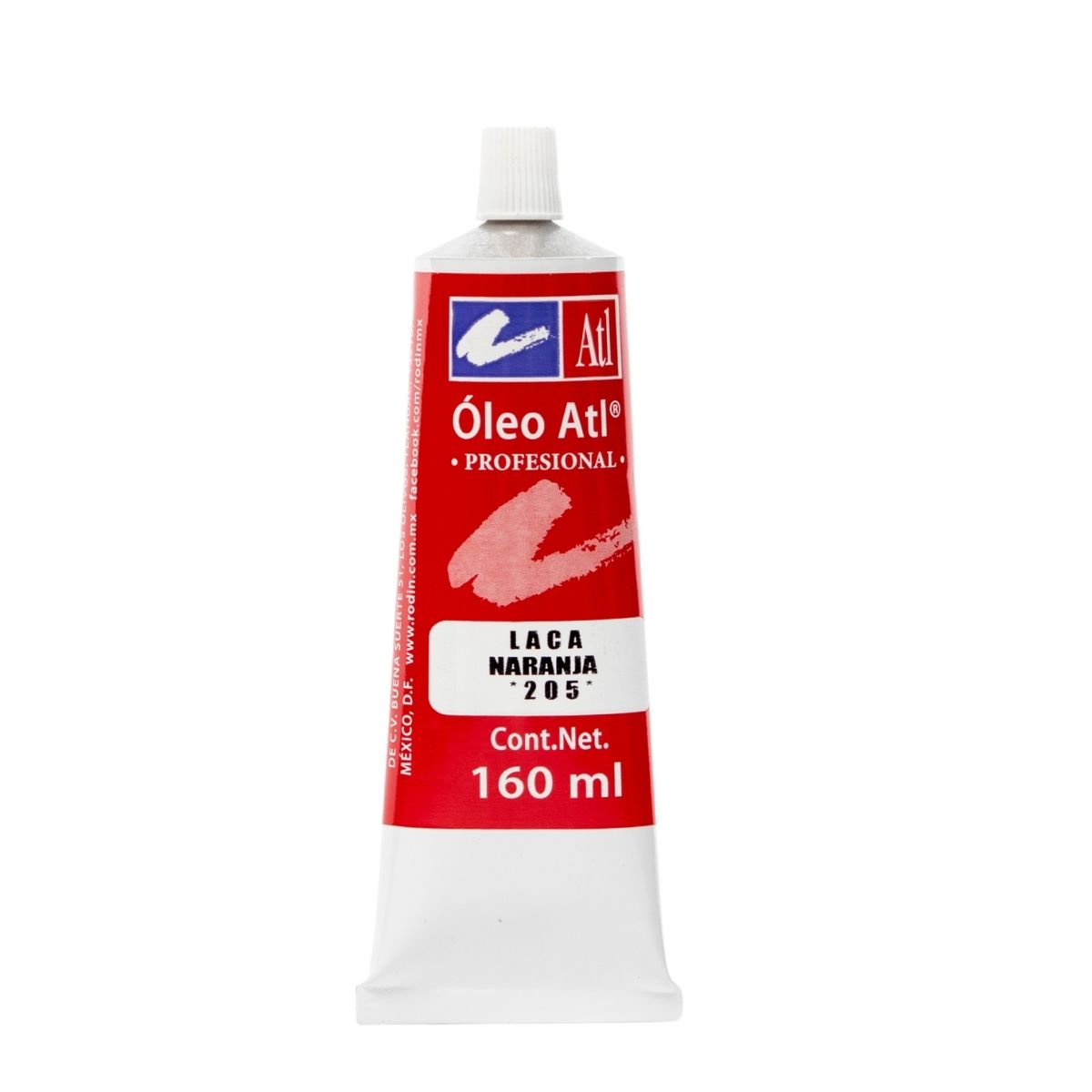 Foto 1 | Pintura Oleo Atl T-40 Tubo 160ml color Naranja