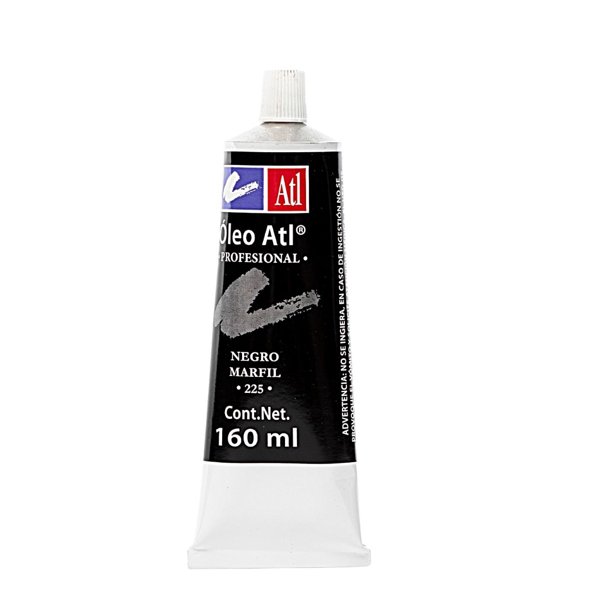 Foto 2 pulgar | Pintura Oleo Atl T-40 Tubo 160ml color Negro Marfil