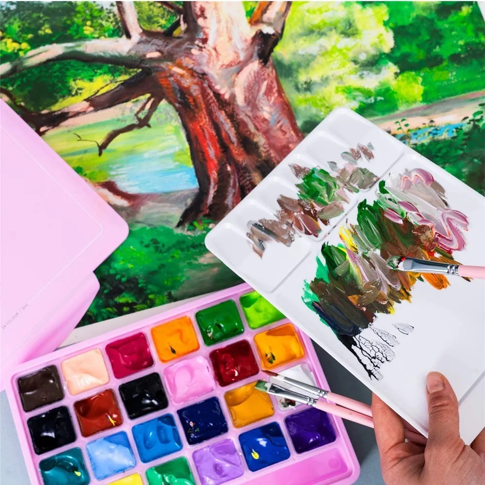 Foto 4 pulgar | Juego De Pintura De 24 Unidades Para Arte