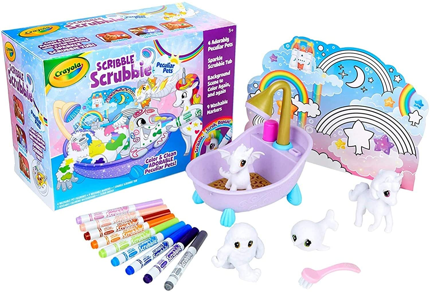 Venta Internacional- Juguetes Infantiles Crayola Scribble Scrubbie Mascotas Peculiares 3-6 Años