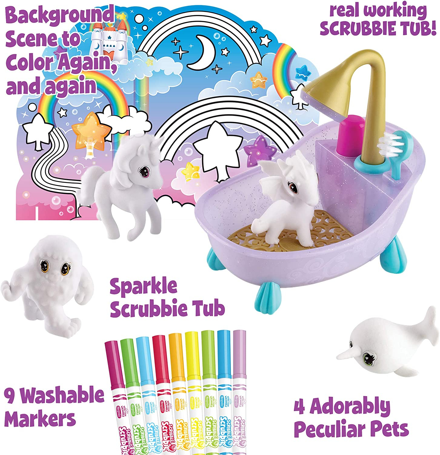 Foto 4 pulgar | Venta Internacional- Juguetes Infantiles Crayola Scribble Scrubbie Mascotas Peculiares 3-6 Años