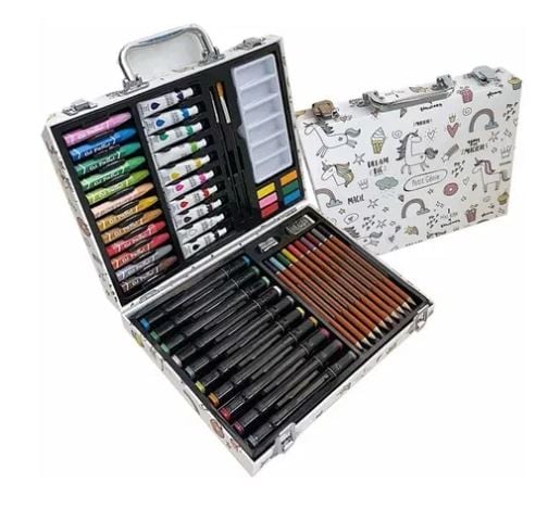 Kit Dibujo Acuarelas Profesional 53pzs $555