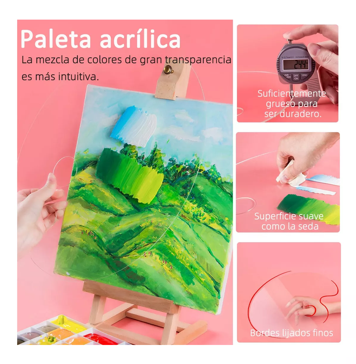 Foto 5 | Lienzos con Pinceles para Pintar Lab.G 25 Piezas
