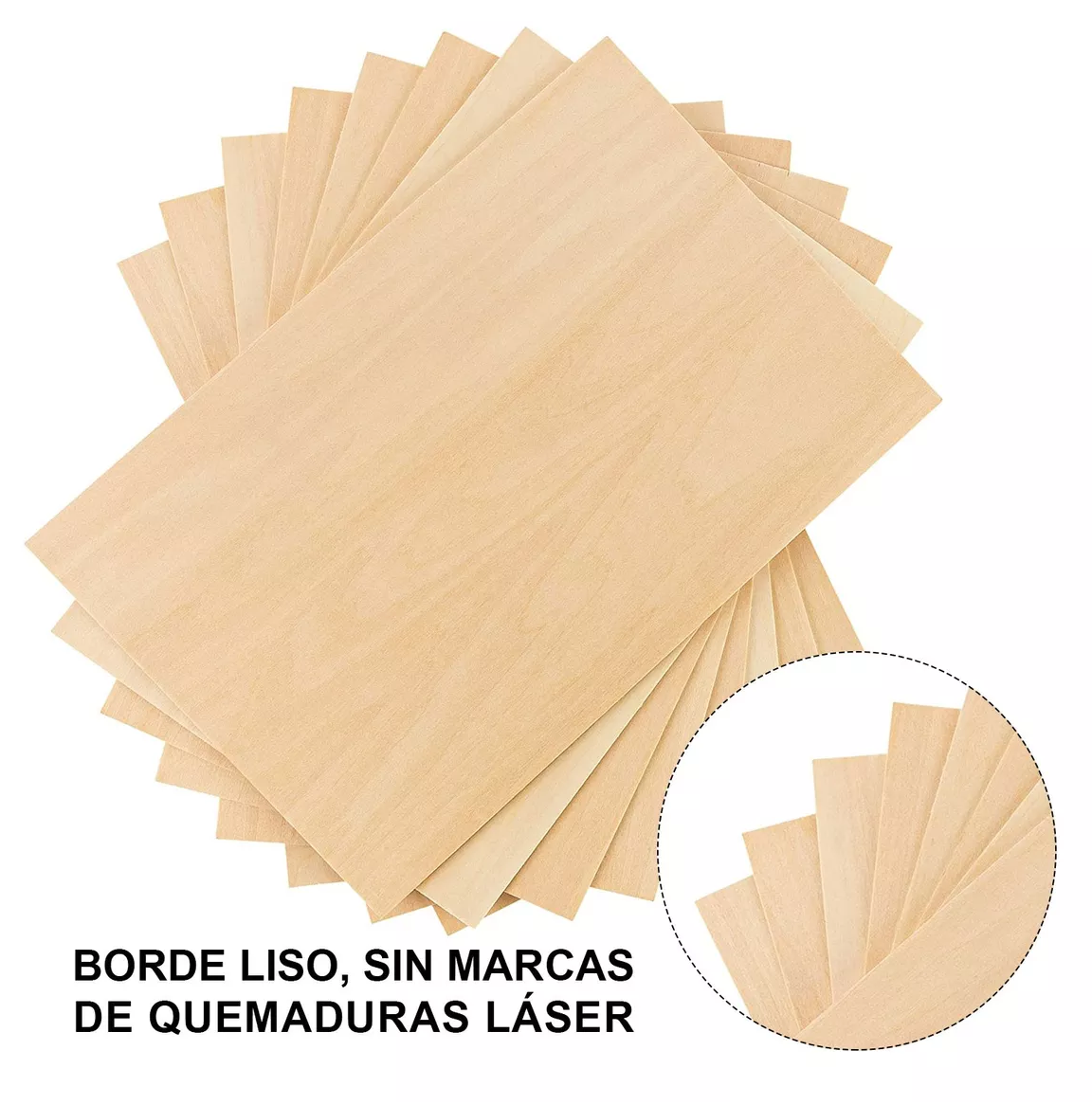 Foto 2 | 10 Piezas de Láminas de Madera