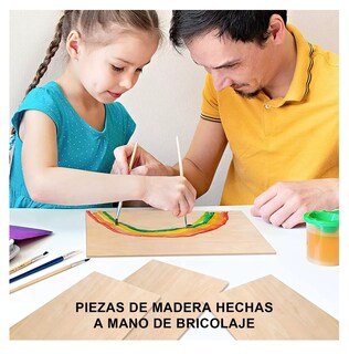 Foto 3 | 10 Piezas de Láminas de Madera
