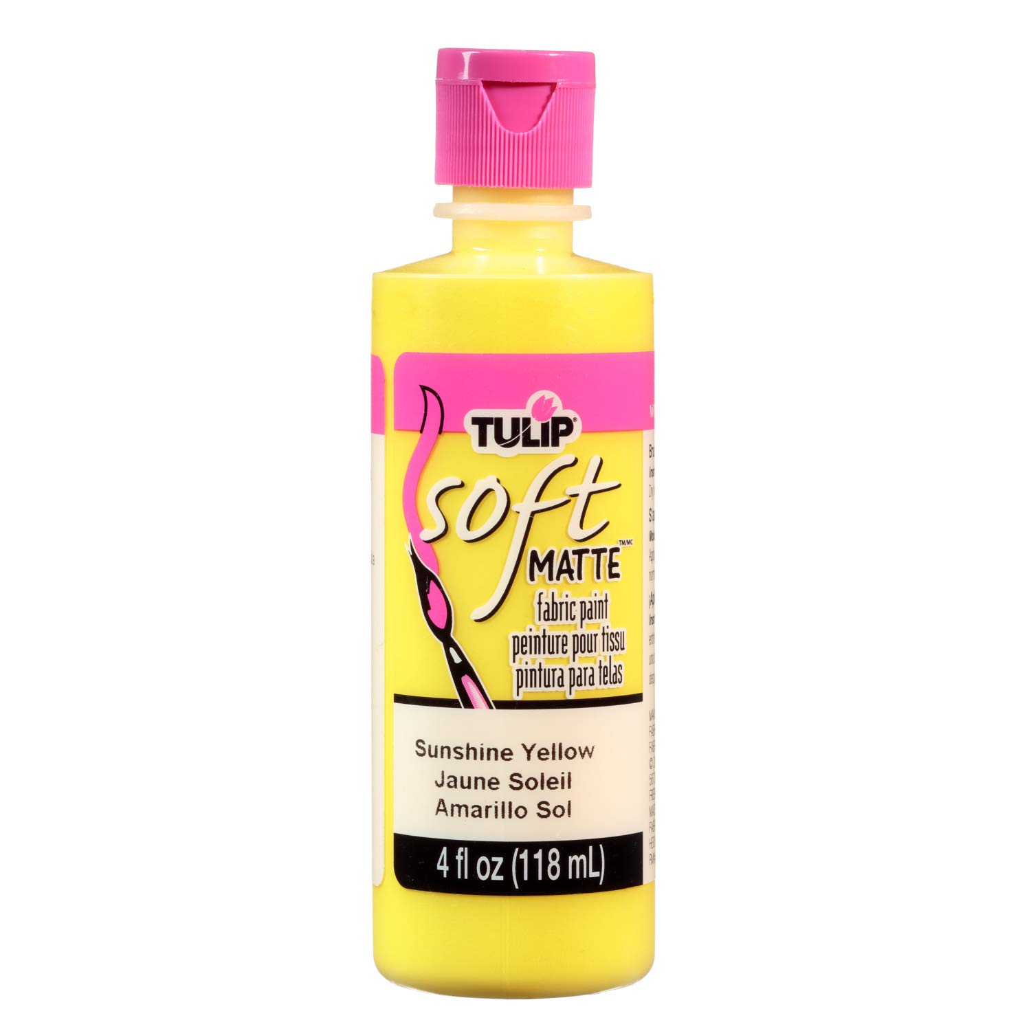 Foto 2 pulgar | Pintura Para Tela Tulip 20406 Soft, 120 Ml, Color Amarillo Brillante Mate - Venta Internacional.
