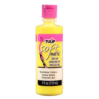 Foto 1 | Pintura Para Tela Tulip 20406 Soft, 120 Ml, Color Amarillo Brillante Mate - Venta Internacional.