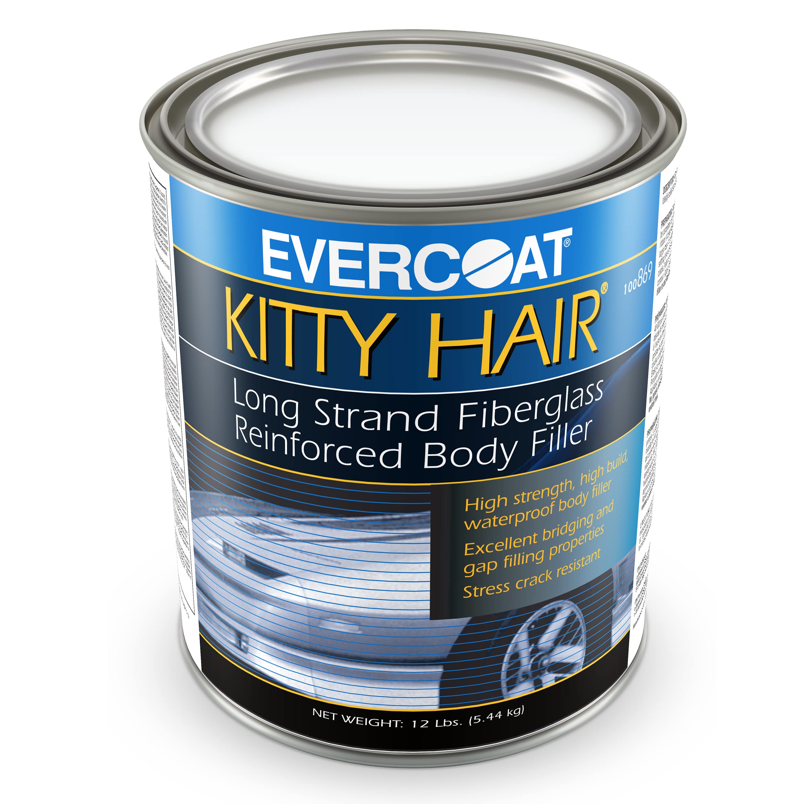 Foto 2 pulgar | Hilo Largo De Fibra De Vidrio Filler Evercoat, Pelo De Gatito, 3,8 L - Venta Internacional.