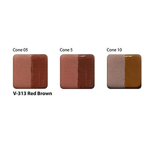 Foto 4 pulgar | Underglaze Amaco Velvet Pint, Rojo Y Marrón - Venta Internacional.