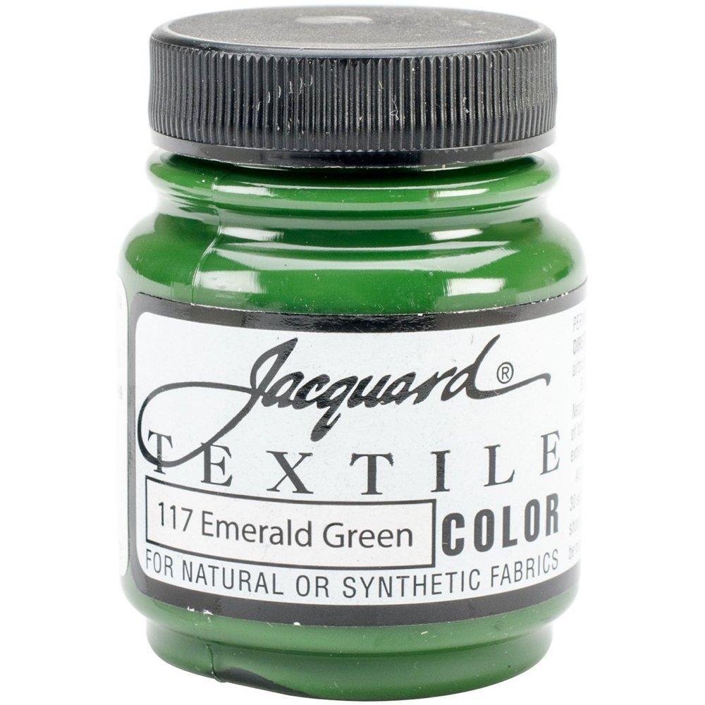 Foto 2 pulgar | Pintura Textil Jacquard, Color Verde Esmeralda, Tarro De 70 Ml - Venta Internacional.