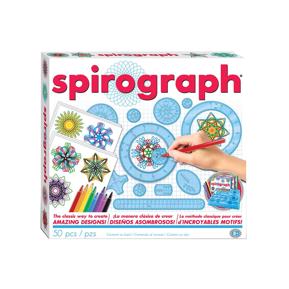 Foto 2 pulgar | Set De Diseño De Espirógrafo Bilingüe Kahootz Para Niños Mayores De 8 Años - Venta Internacional.