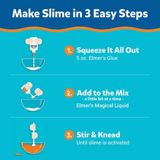 Foto 7 | Slime Kit Elmer's Collection Con Líquido Mágico, 6 Unidades - Venta Internacional.