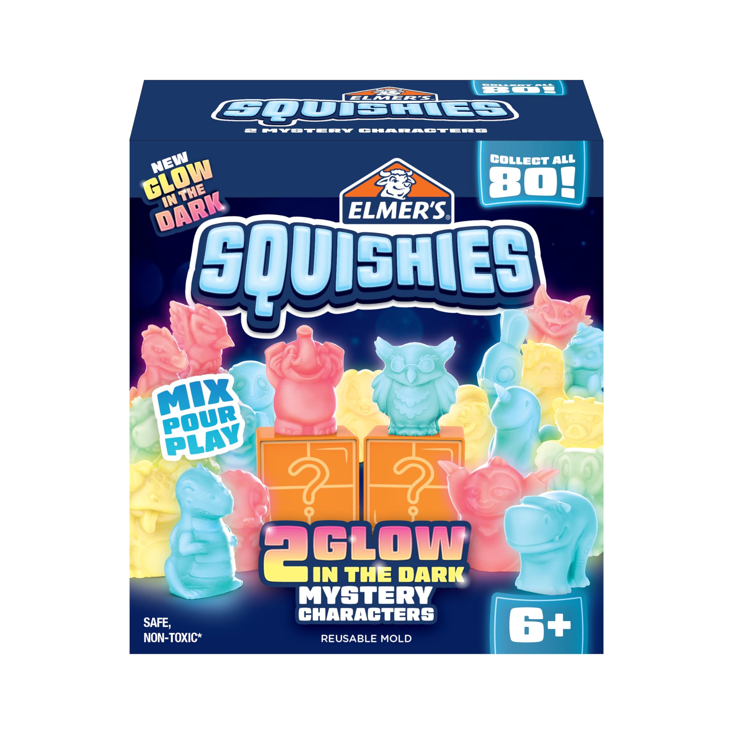 Foto 3 | Kit De Actividades Elmer's Squishies Que Brillan En La Oscuridad Para Niños Mayores De 6 Años - Venta Internacional.