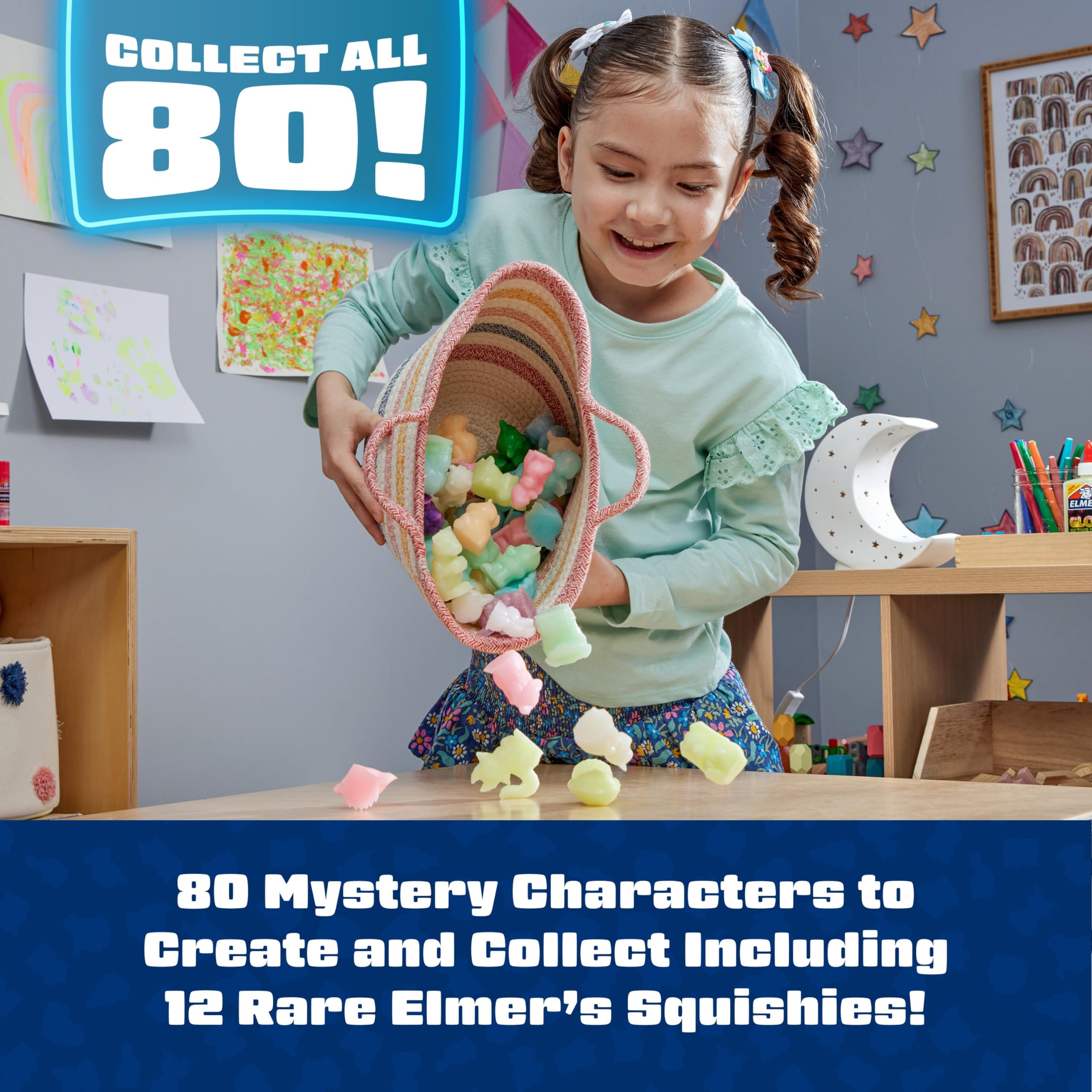 Foto 6 pulgar | Kit De Actividades Elmer's Squishies Que Brillan En La Oscuridad Para Niños Mayores De 6 Años - Venta Internacional.