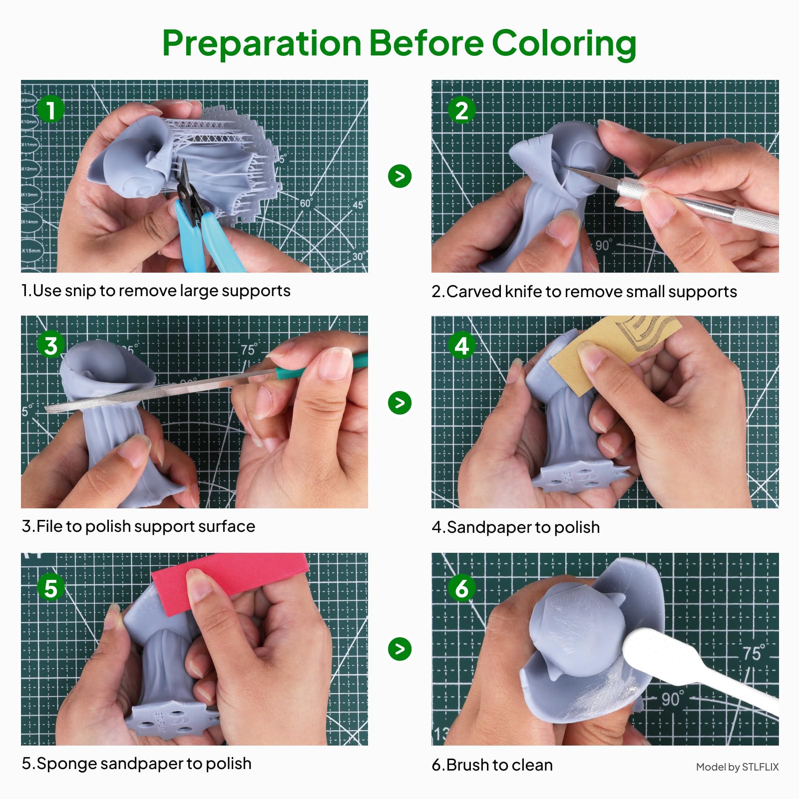 Foto 4 pulgar | Kit De Pintura 3d Elegoo Multifuncional Para Modelos De Impresión 3d - Venta Internacional.