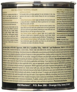Foto 2 | Stain Old Masters Rich Caoba 15004 Wip, 1 Litro - Venta Internacional.