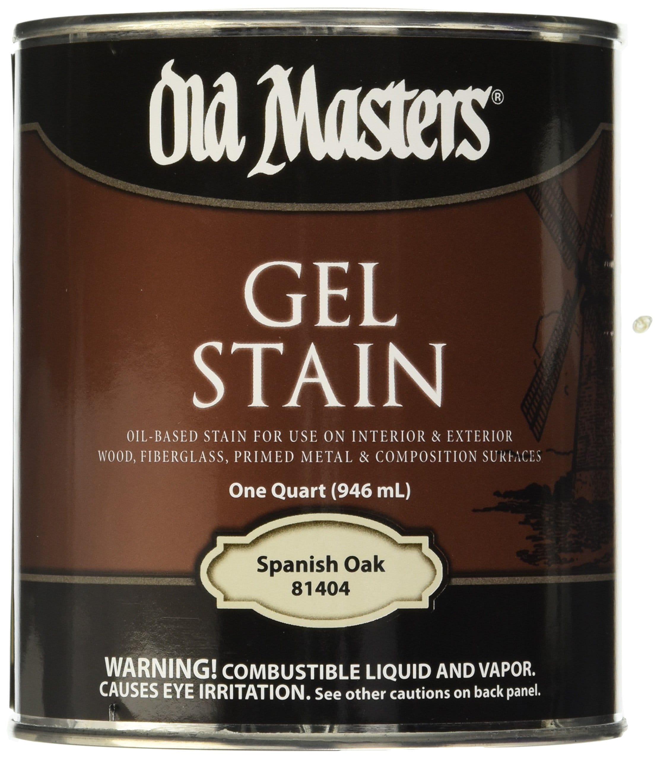 Tinte En Gel Old Masters, Roble Español, 946 Ml, Para Interiores Y Exteriores - Venta Internacional. $1,145