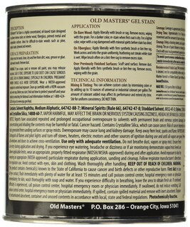 Foto 2 | Tinte En Gel Old Masters, Roble Español, 946 Ml, Para Interiores Y Exteriores - Venta Internacional.