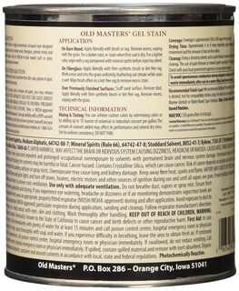 Foto 2 | Tinte En Gel Old Masters 25014 80204 Roble Dorado, 1 L - Venta Internacional.