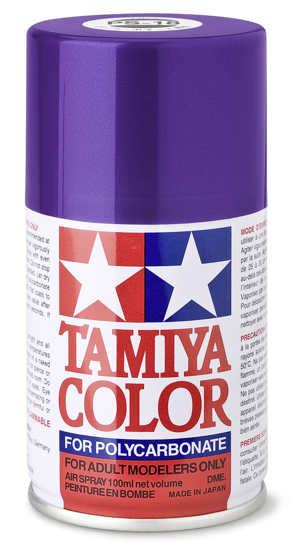 Foto 2 pulgar | Pintura En Aerosol Tamiya Ps-18, Color Morado Metalizado, Lata De 100 Ml - Venta Internacional.