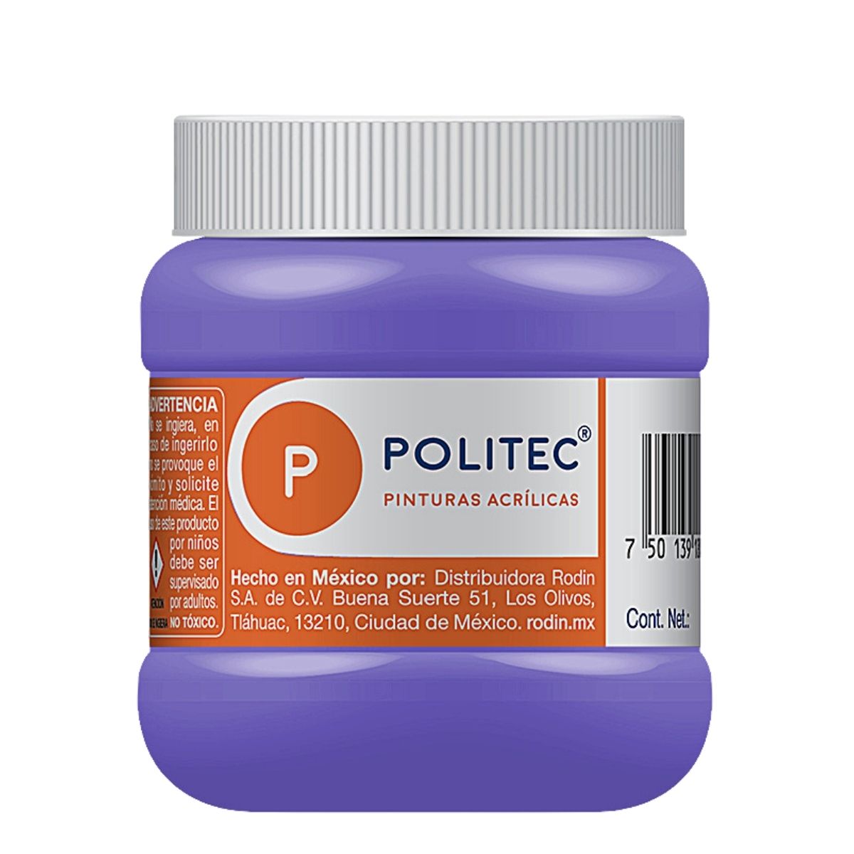 Pintura Acrílica Politec 250m color Morado