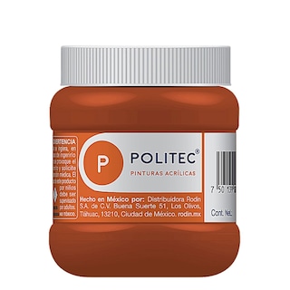 Foto 1 | Pintura Acrílica Politec 250m color Rojo Oxido