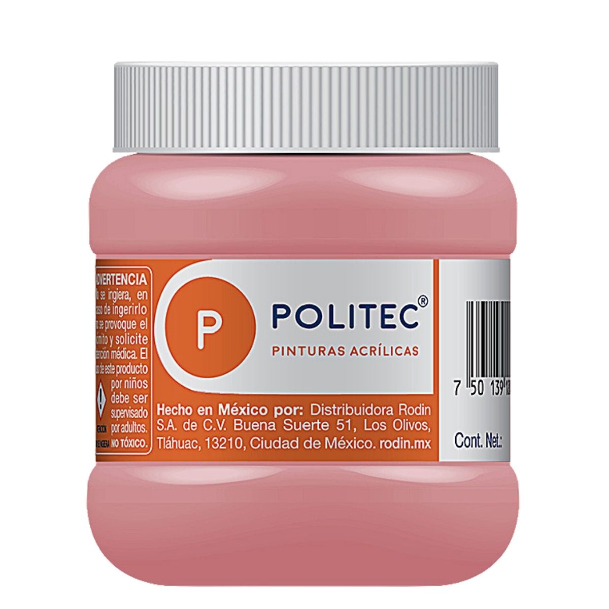 Foto 2 pulgar | Pintura Acrílica Politec 250m color Palo de Rosa