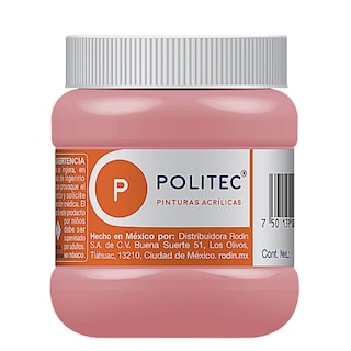 Foto 1 | Pintura Acrílica Politec 250m color Palo de Rosa