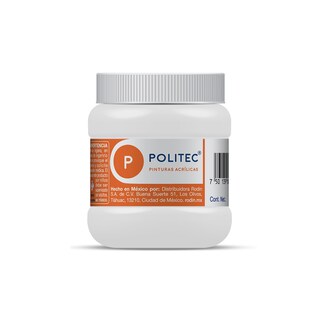 Foto 1 | Pintura Acrílica Politec 250m color Blanco Titanio