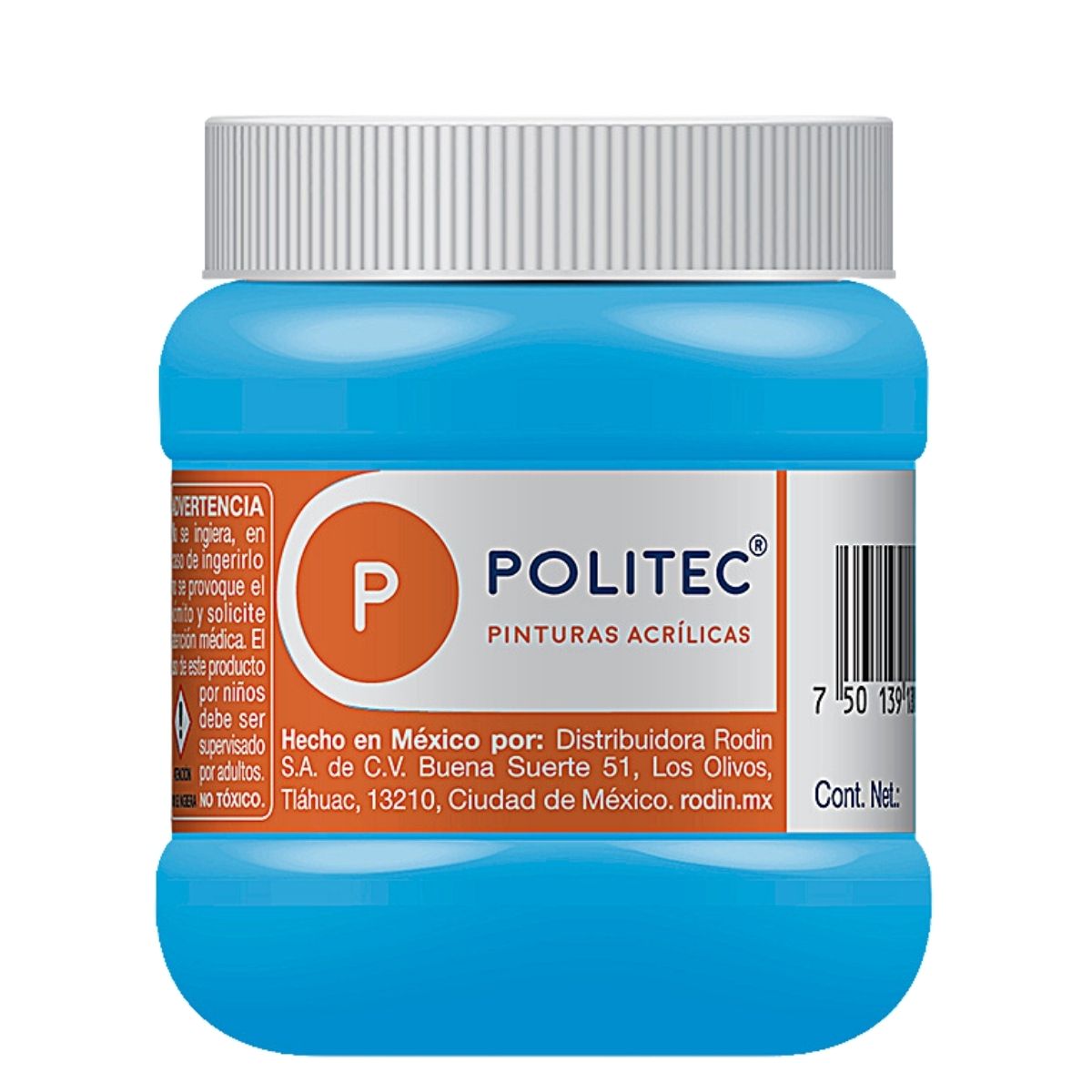Foto 2 pulgar | Pintura Acrílica Politec 250m color Azul Pastel