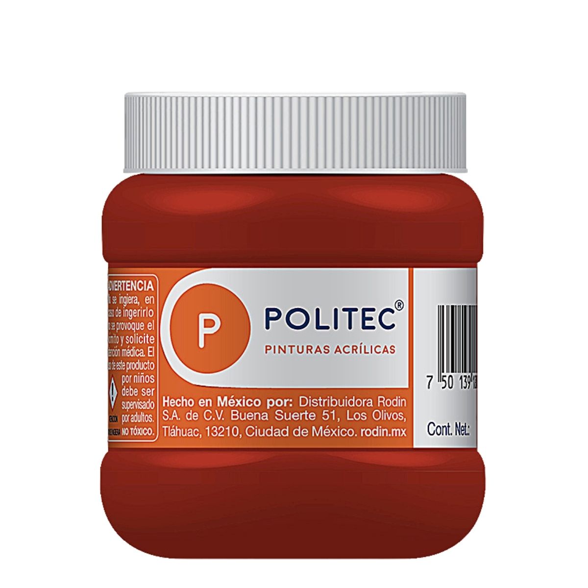 Pintura Acrílica Politec 250m color Carmin