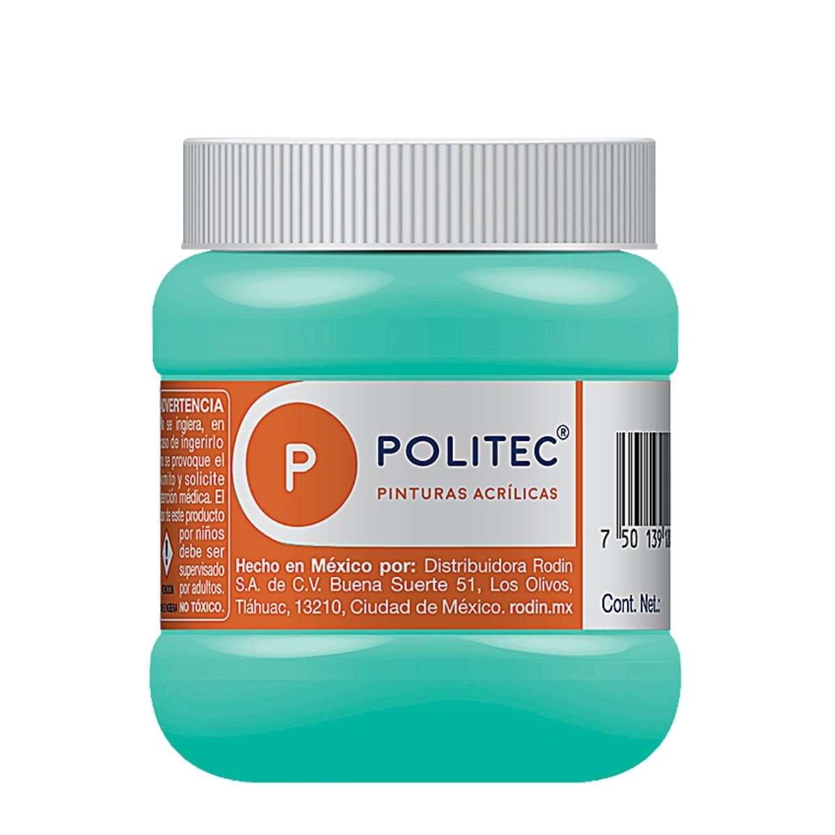 Foto 2 pulgar | Pintura Acrílica Politec 250 ml color Verde Pálido