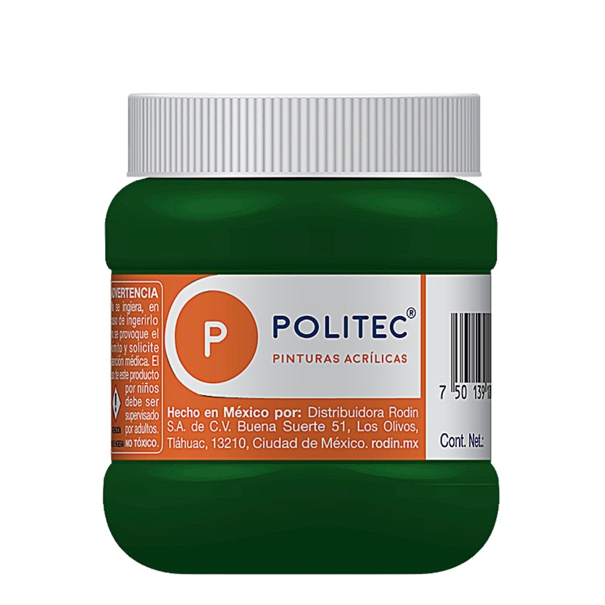 Pintura Acrílica Politec 250m color Verde Olivo