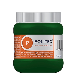 Foto 1 | Pintura Acrílica Politec 250m color Verde Olivo