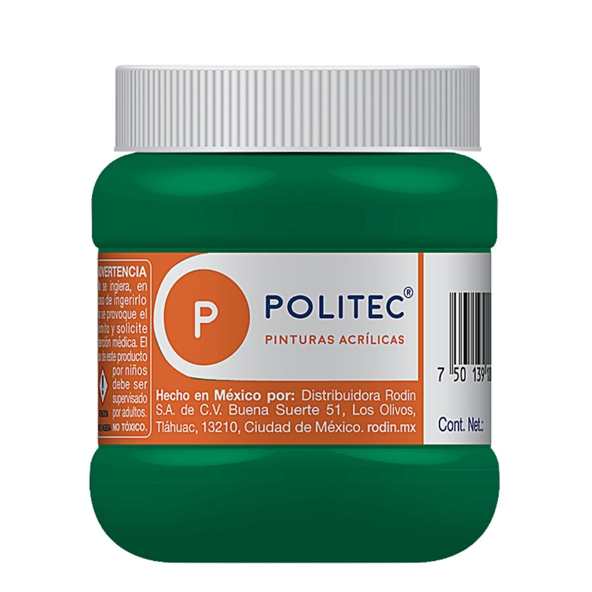 Foto 2 pulgar | Pintura Acrílica Politec 250m color Verde Oro