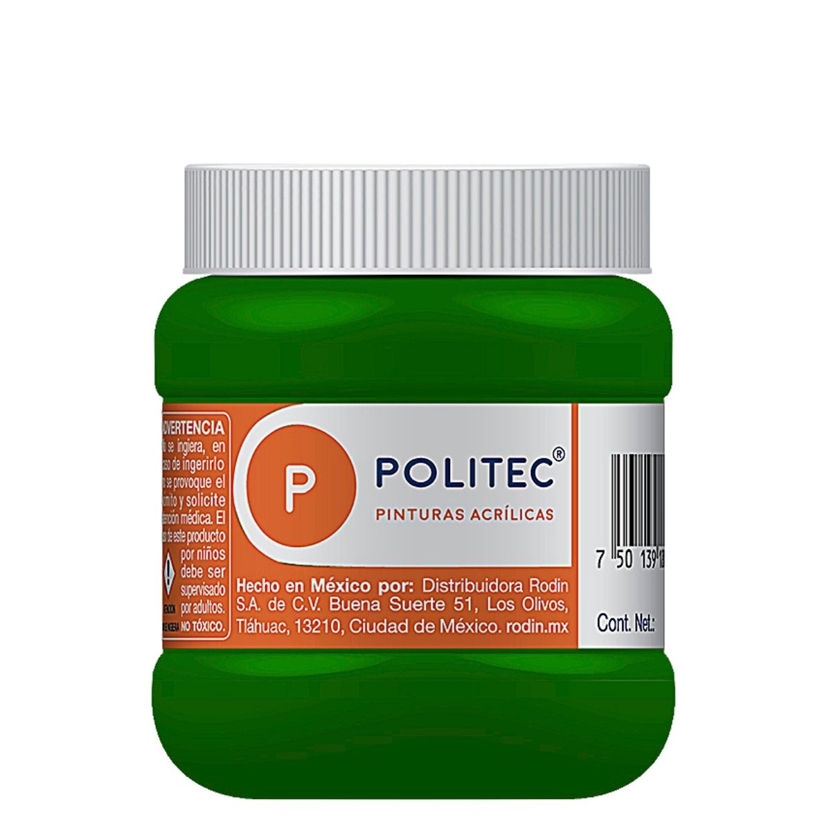 Foto 2 pulgar | Pintura Acrílica Politec 250 ml color Verde Nilo