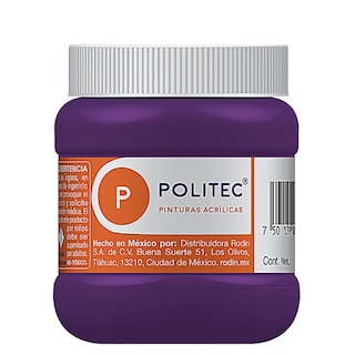 Foto 1 | Pintura Acrílica Politec 250m color Malva