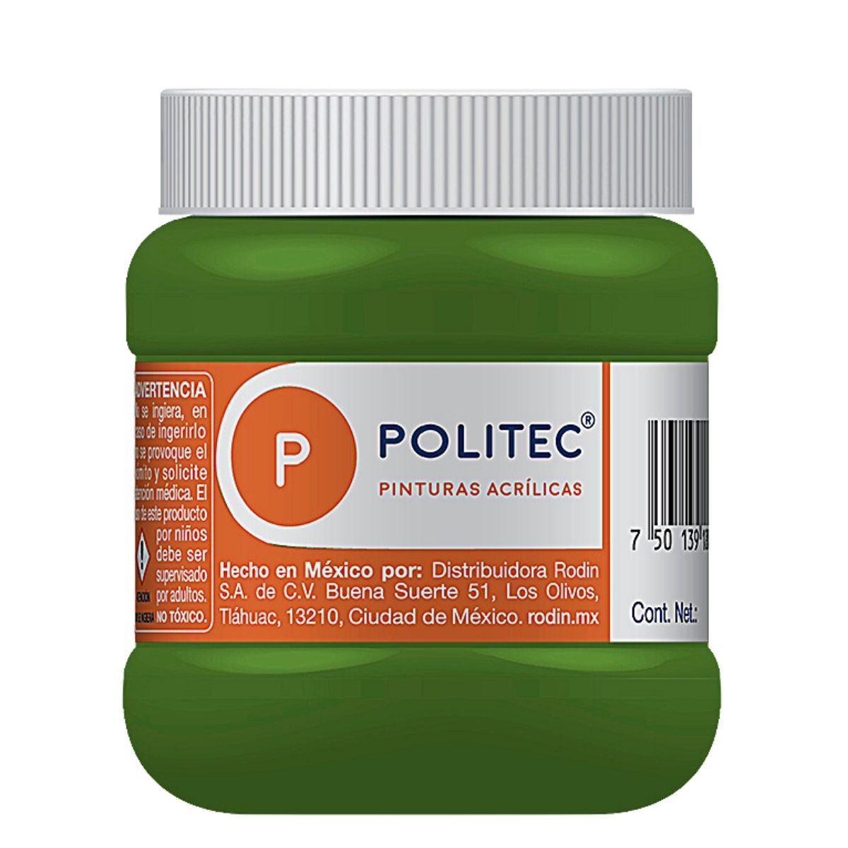 Foto 2 pulgar | Pintura Acrílica Politec 250m color Verde Hoja