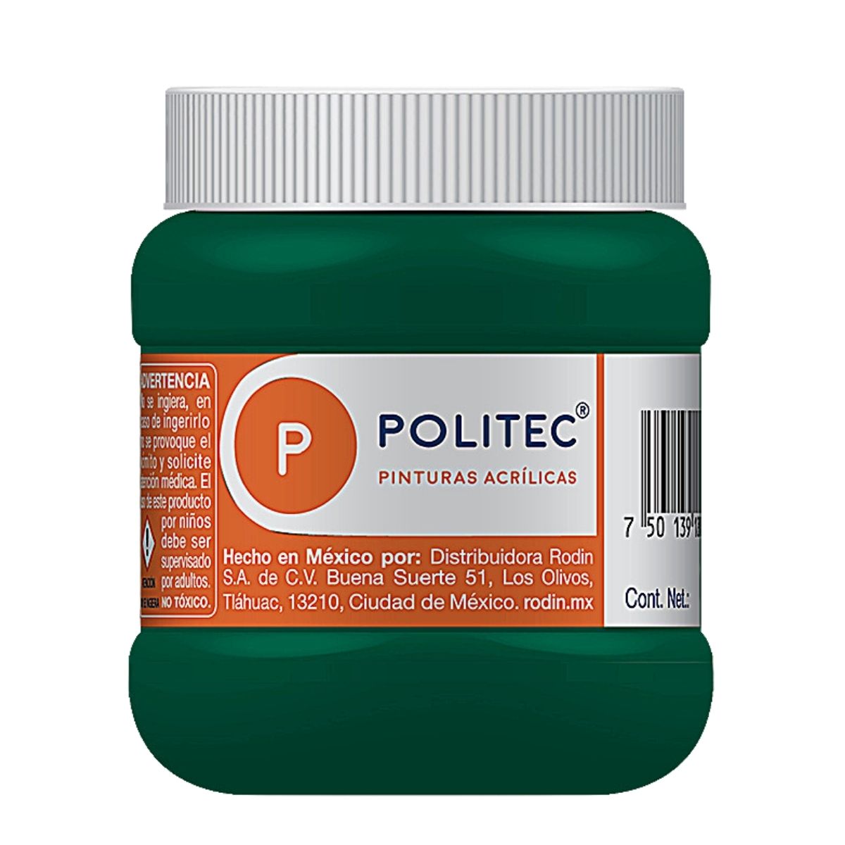 Foto 2 pulgar | Pintura Acrílica Politec 250m color Verde Oscuro