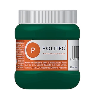 Foto 1 | Pintura Acrílica Politec 250m color Verde Oscuro