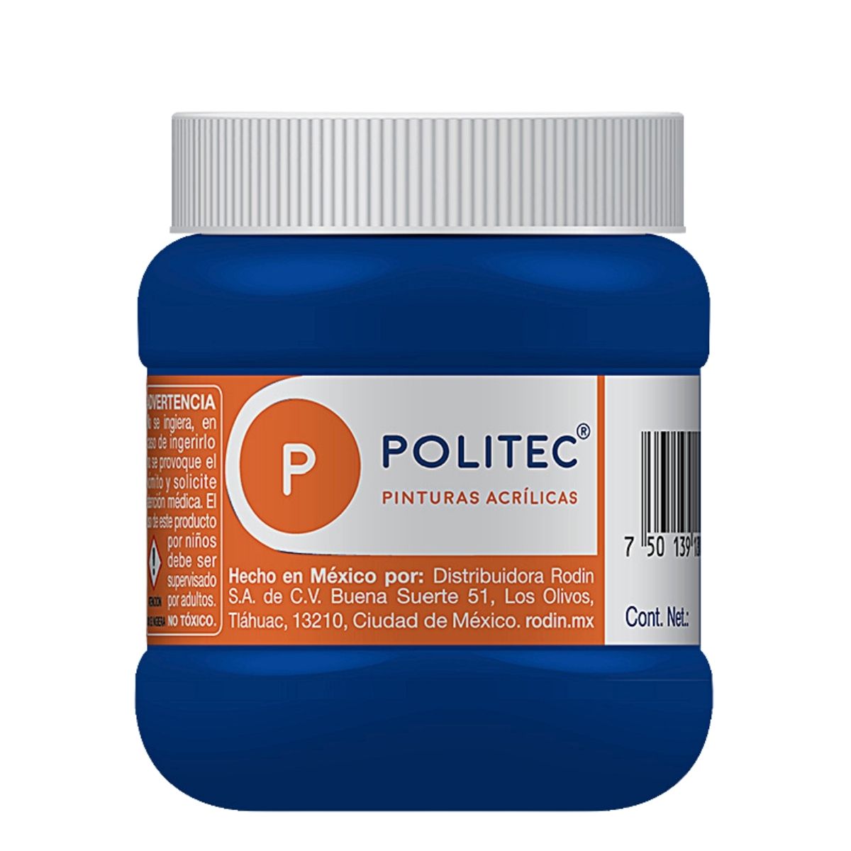 Pintura Acrílica Politec 250ml color Azul Ultramar