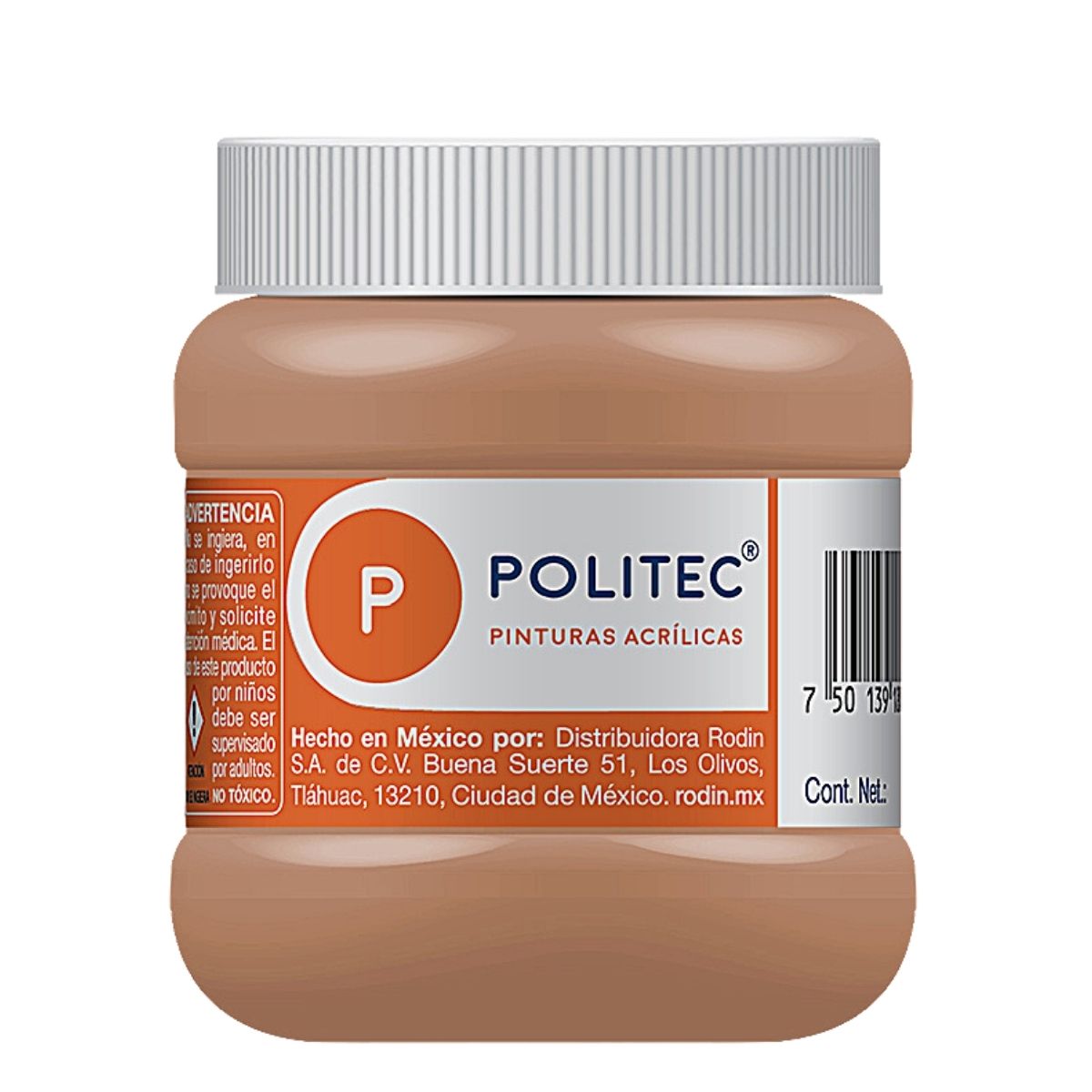 Foto 2 pulgar | Pintura Acrílica Politec 250m color Beige Cadmio Hue