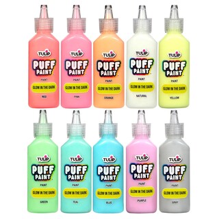 Foto 2 | Puff Paint Tulip Glow In The Dark, Paquete De 10 Unidades (0,75 Onzas Líquidas) - Venta Internacional.