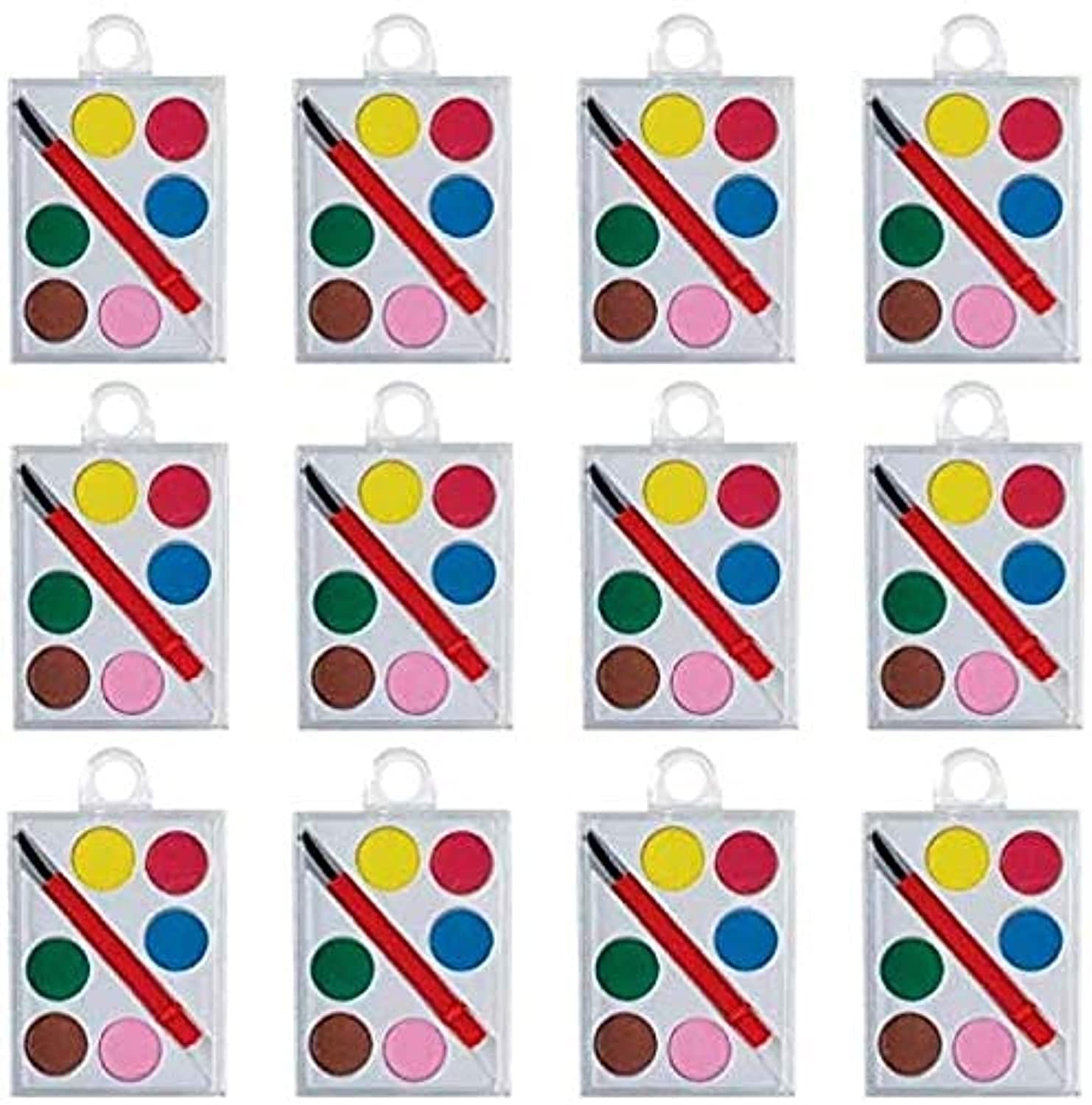 Foto 2 pulgar | Set De Pintura Amscan Value Pack, 6 Colores Vibrantes, 12 Paquetes - Venta Internacional.