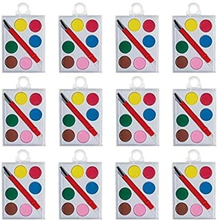 Foto 1 | Set De Pintura Amscan Value Pack, 6 Colores Vibrantes, 12 Paquetes - Venta Internacional.